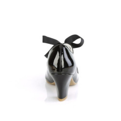 Pin Up Couture WIGGLE-32 Black Patent Sale Women