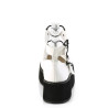 Demonia SPRITE-02 White Vegan Maryjane Platform Shoes
