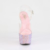 Pleaser BEJEWELED-708MS Rose Strass Platform High Heels