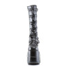 Demonia STACK-308 Black Vegan Cyber Platform Men Boots