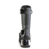 Demonia TRASHVILLE-250 Black Vegan Platform Knee Boots