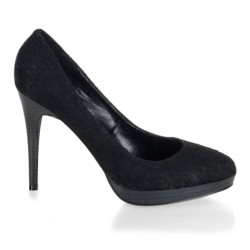Pin Up Couture BLISS-30-2 Black Satin Lace Sale Women