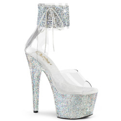 Pleaser BEJEWELED-724RS-02 Strass Platform High Heels