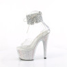 Pleaser BEJEWELED-724RS-02 Strass Platform High Heels