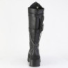 Demonia WRATH-205 Black Goth Platform Knee Boots