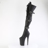 Pleaser INFINITY-3028 Vegan Buckle Thigh High Boots