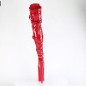 Pleaser INFINITY-3028 Red Buckle Thigh High Boots