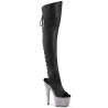 Pleaser BEJEWELED-3019MS-7 Laced Overknee Boots