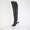 Pleaser BEJEWELED-3019MS-7 Laced Overknee Boots