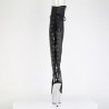 Pleaser BEJEWELED-3019MS-7 Laced Overknee Boots