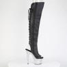 Pleaser BEJEWELED-3019MS-7 Laced Overknee Boots