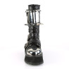 Demonia GRAVEDIGGER-250 Black Vegan Platform Men Boots