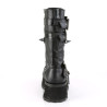 Demonia GRAVEDIGGER-250 Black Vegan Platform Men Boots
