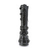 Demonia SWING-327 Black Vegan Platform Knee High Boots