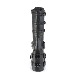 Demonia SWING-327 Black Vegan Platform Knee High Boots