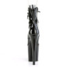 Pleaser XTREME-1021 Black Patent Ankle High Boots Women