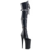 Pleaser BEYOND-3028 Vegan Buckle Thigh High Boots