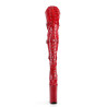 Pleaser BEYOND-3028 Red Buckle Thigh High Boots
