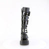 Demonia BEAR-215 Black Vegan Platform Women Boots