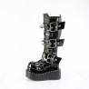 Demonia BEAR-215 Black Vegan Platform Women Boots