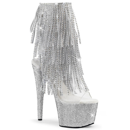 Pleaser BEJEWELED-1017RSF-7 Transparent Silver Strass