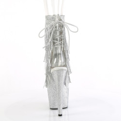 Pleaser BEJEWELED-1017RSF-7 Transparent Silver Strass
