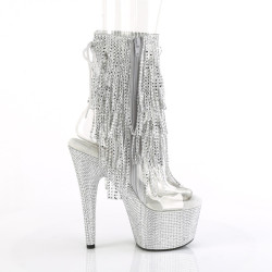 Pleaser BEJEWELED-1017RSF-7 Transparent Silver Strass