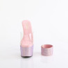Pleaser BEJEWELED-712RS Ankle Cuff Rose Strass Heels