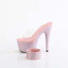 Pleaser BEJEWELED-712RS Ankle Cuff Rose Strass Heels