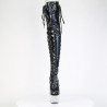 Pleaser BEJEWELED-3052HG-7 Hologram Overknee Boots