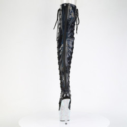 Pleaser BEJEWELED-3052HG-7 Hologram Overknee Boots