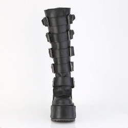 Demonia TRANSFORMER-800 Vegan Platform Knee High Boots