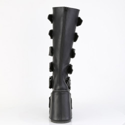 Demonia TRANSFORMER-800 Vegan Platform Knee High Boots