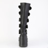Demonia TRANSFORMER-800 Vegan Platform Knee High Boots