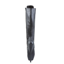 Devious BALLET-2020 Leather Spike Stiletto Heeled Boots
