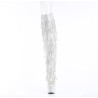 Pleaser BEJEWELED-3019C-RSF Fringes Thigh High Boots