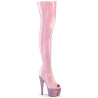 Pleaser BEJEWELED-3011-7 Platform Thigh High Boots