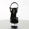 Pleaser ALLURE-609 Black Patent Transparent Sale Women
