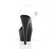 Pleaser KISS-208 Black High Heeled Platform Shoes Women