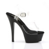Pleaser KISS-208 Black High Heeled Platform Shoes Women