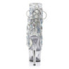 Pleaser ADORE-1017SQF Transparent Silver Hologram Sale