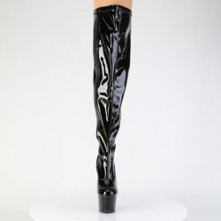 Pleaser ADORE-3000WCF Hologram Wide Calf Overknee Boots