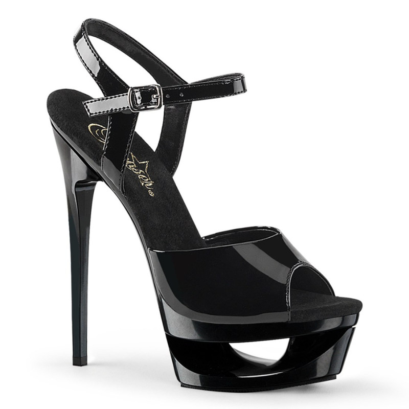 Pleaser ECLIPSE-609 Black Patent Sale Women Pleaser ECLIPSE-609 Black Patent Sale Women