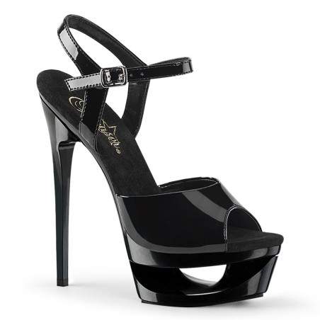 Pleaser ECLIPSE-609 Black Patent Sale Women