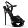 Pleaser ECLIPSE-609 Black Patent Sale Women