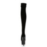 Pleaser ADORE-3002 Black Velvet Women Boots