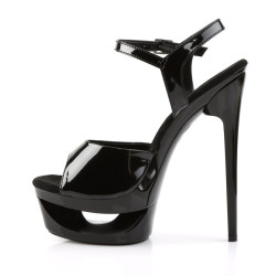 Pleaser ECLIPSE-609 Black Patent Sale Women