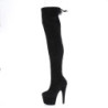 Pleaser ADORE-3008 Suede Stretch Over The Knee Boots