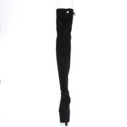Pleaser ADORE-3008 Suede Stretch Over The Knee Boots