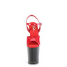 Pleaser FLAMINGO-809 Red Patent Black Sale Women